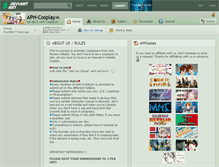 Tablet Screenshot of aph-cosplay.deviantart.com