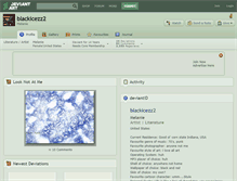 Tablet Screenshot of blackicezz2.deviantart.com