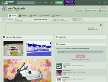Tablet Screenshot of miss-tao-luath.deviantart.com