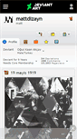 Mobile Screenshot of mattdizayn.deviantart.com