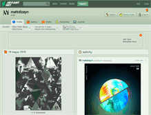 Tablet Screenshot of mattdizayn.deviantart.com