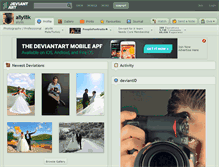 Tablet Screenshot of aliyilik.deviantart.com