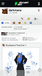 Mobile Screenshot of darkmane.deviantart.com
