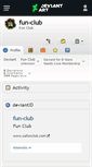 Mobile Screenshot of fun-club.deviantart.com