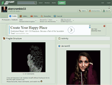 Tablet Screenshot of abercrombie33.deviantart.com
