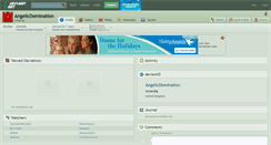 Desktop Screenshot of angelicdomination.deviantart.com
