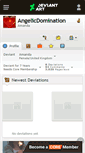 Mobile Screenshot of angelicdomination.deviantart.com