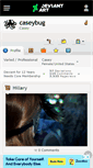 Mobile Screenshot of caseybug.deviantart.com