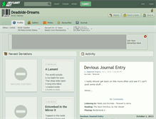 Tablet Screenshot of deadside-dreams.deviantart.com