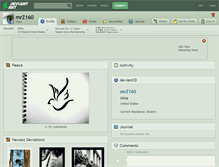 Tablet Screenshot of mrz160.deviantart.com