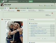 Tablet Screenshot of kitty-caesar.deviantart.com
