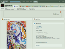 Tablet Screenshot of hazeldaisy.deviantart.com