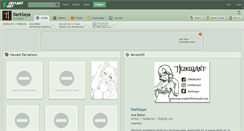Desktop Screenshot of darksaya.deviantart.com