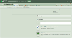 Desktop Screenshot of pandamellons.deviantart.com