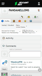 Mobile Screenshot of pandamellons.deviantart.com