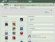 Tablet Screenshot of goldful.deviantart.com