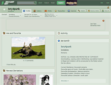 Tablet Screenshot of lory4punk.deviantart.com