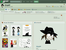 Tablet Screenshot of ninjadp.deviantart.com