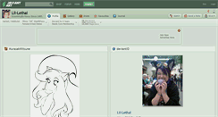 Desktop Screenshot of lil-lethal.deviantart.com