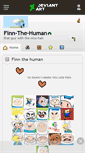 Mobile Screenshot of finn-the-human.deviantart.com