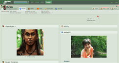 Desktop Screenshot of murata.deviantart.com