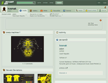 Tablet Screenshot of kosmak.deviantart.com