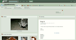 Desktop Screenshot of crazyalbinomonky.deviantart.com