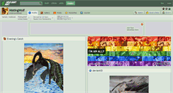 Desktop Screenshot of mistingwolf.deviantart.com