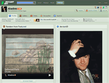 Tablet Screenshot of abadoss.deviantart.com