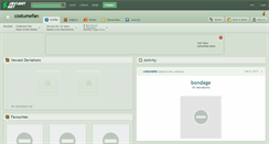 Desktop Screenshot of costumefan.deviantart.com