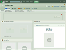 Tablet Screenshot of costumefan.deviantart.com