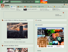 Tablet Screenshot of hirolu.deviantart.com