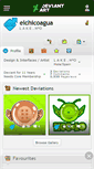 Mobile Screenshot of elchicoagua.deviantart.com