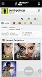 Mobile Screenshot of demi-pointes.deviantart.com