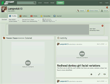 Tablet Screenshot of lampwick13.deviantart.com