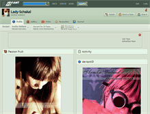 Tablet Screenshot of lady-schakal.deviantart.com