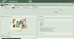 Desktop Screenshot of chlove.deviantart.com