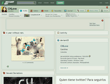 Tablet Screenshot of chlove.deviantart.com