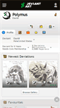 Mobile Screenshot of polymus.deviantart.com