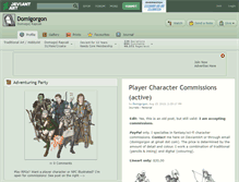 Tablet Screenshot of domigorgon.deviantart.com