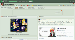 Desktop Screenshot of fantasy-magician.deviantart.com