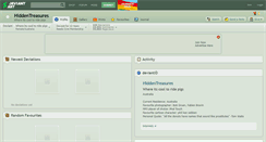 Desktop Screenshot of hiddentreasures.deviantart.com