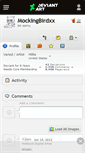 Mobile Screenshot of mockingbirdxx.deviantart.com