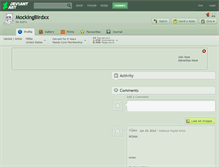 Tablet Screenshot of mockingbirdxx.deviantart.com