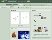 Tablet Screenshot of deathberry-empire.deviantart.com