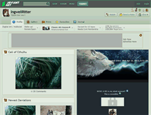 Tablet Screenshot of ingwellritter.deviantart.com