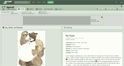 Desktop Screenshot of bigwuff.deviantart.com