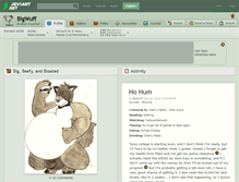 Tablet Screenshot of bigwuff.deviantart.com