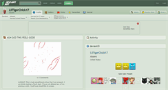 Desktop Screenshot of liltigerchick17.deviantart.com