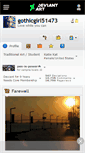 Mobile Screenshot of gothicgirl51473.deviantart.com